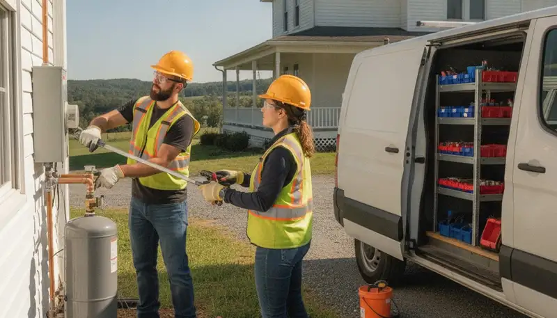 Knoxville, TN plumbing repair team providing emergency leak and pipe repair services