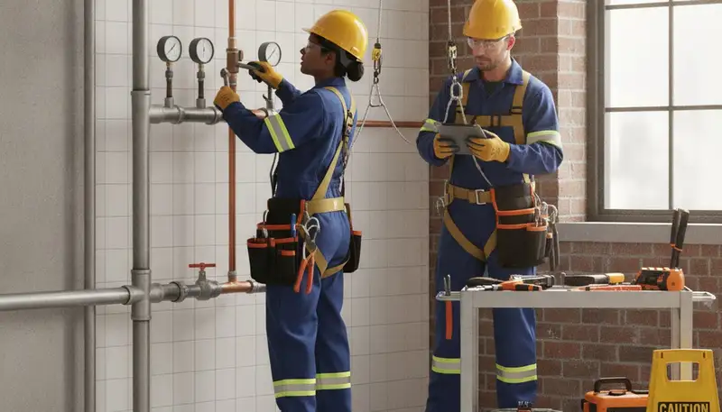 Knoxville, TN plumber repairing a home pipe for fast emergency plumbing service