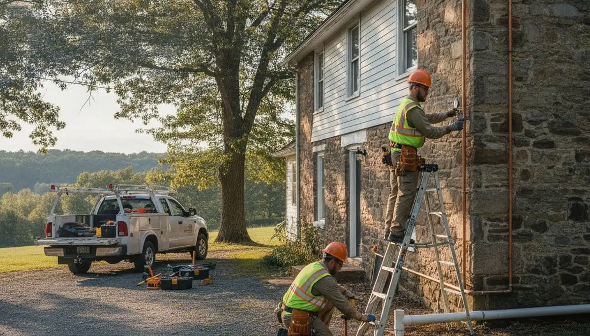 Emergency plumber truck in Knoxville, TN for fast plumbing repair service
