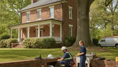 Emergency plumber truck in Knoxville, TN for fast plumbing repair service