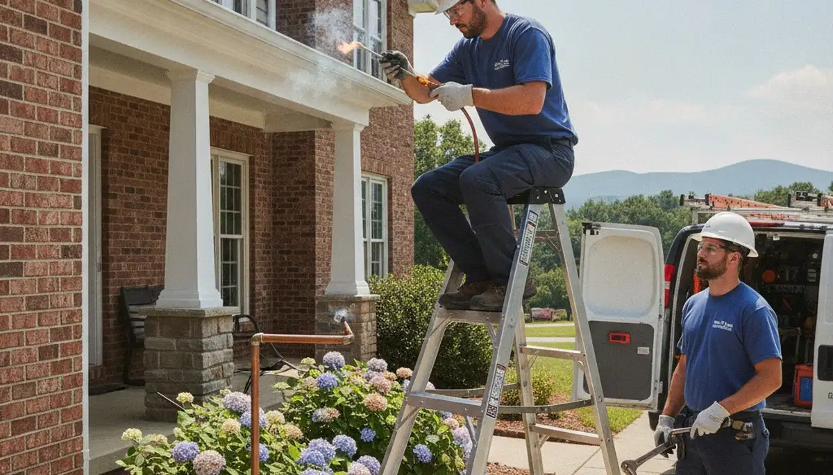 Professional plumber providing emergency plumbing repair service in Knoxville, TN