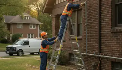 Emergency plumber truck serving Knoxville, TN for residential plumbing repair services