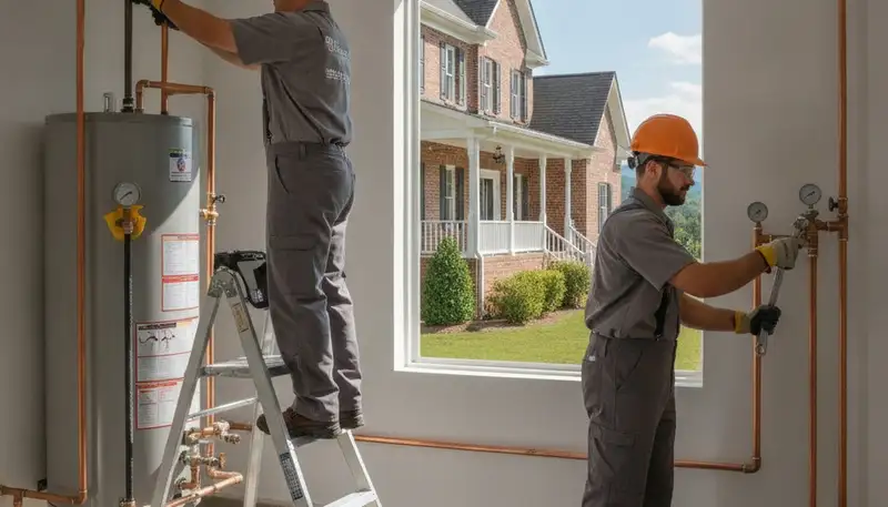 Knoxville, TN plumbing repair technician providing emergency pipe and leak repair service