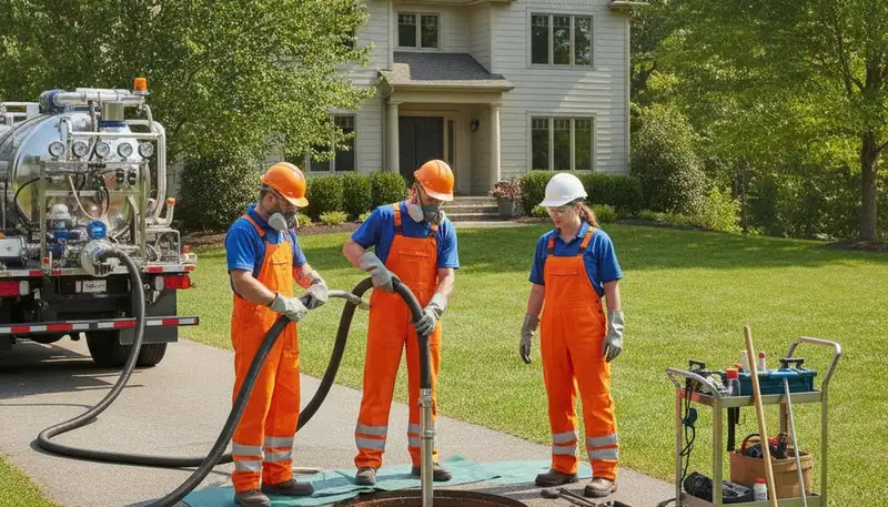 Septic tank cleaning service for Knoxville, TN homes by On Call Plumbers
