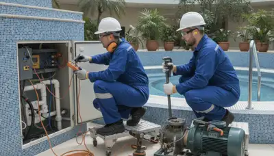 Spa repair service in Knoxville, TN for homes, fixing water line issues and seasonal wear