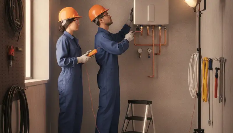 Tankless water heater installation for Knoxville, TN homes by On Call Plumbers